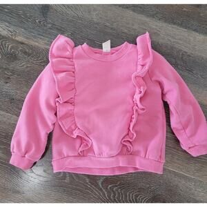 Tucker‎ + Tate Girls Ruffle Sweatshirt Crewneck size 24 Months #3
